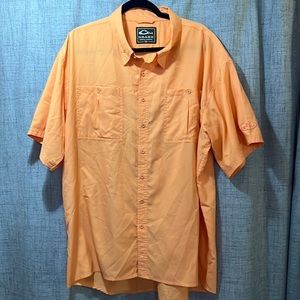 Drake Mens Short Sleeve Fishing type shirt in Size XL